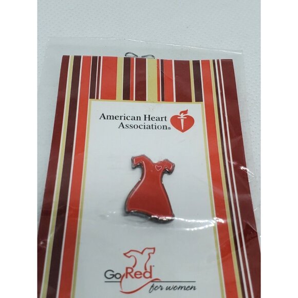 American Heart Association Red Dress Pin – Go Red for Women Macy’s Exclusive - Picture 3 of 11